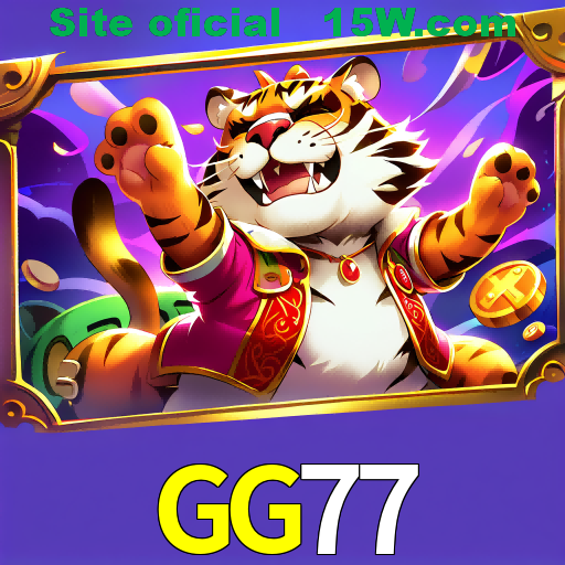 Imagem promocional da GG77 mostrando a plataforma e suas vantagens
